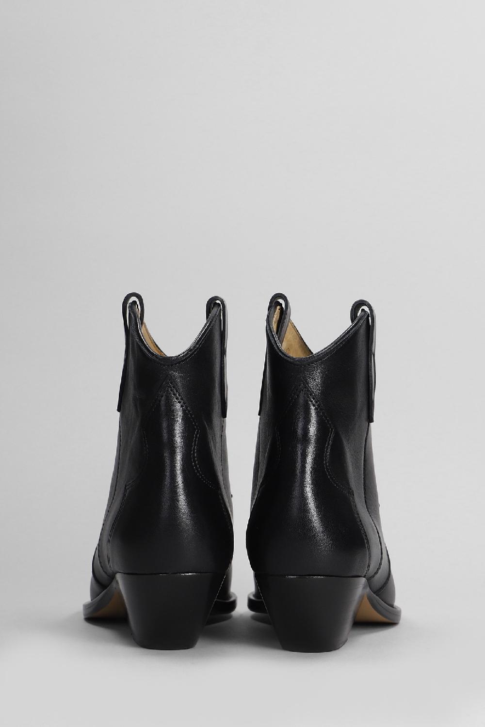 Deliberti Isabel Marant Tronchetti Texani Dewina In Pelle Nera Cod. 405922 - Deliberti The Luxury Shopping