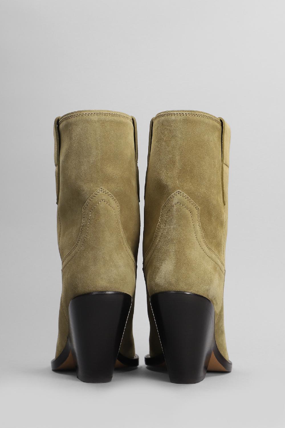 Deliberti Isabel Marant Tronchetti Texani Leyane In Camoscio Taupe Cod. 405923 - Deliberti The Luxury Shopping