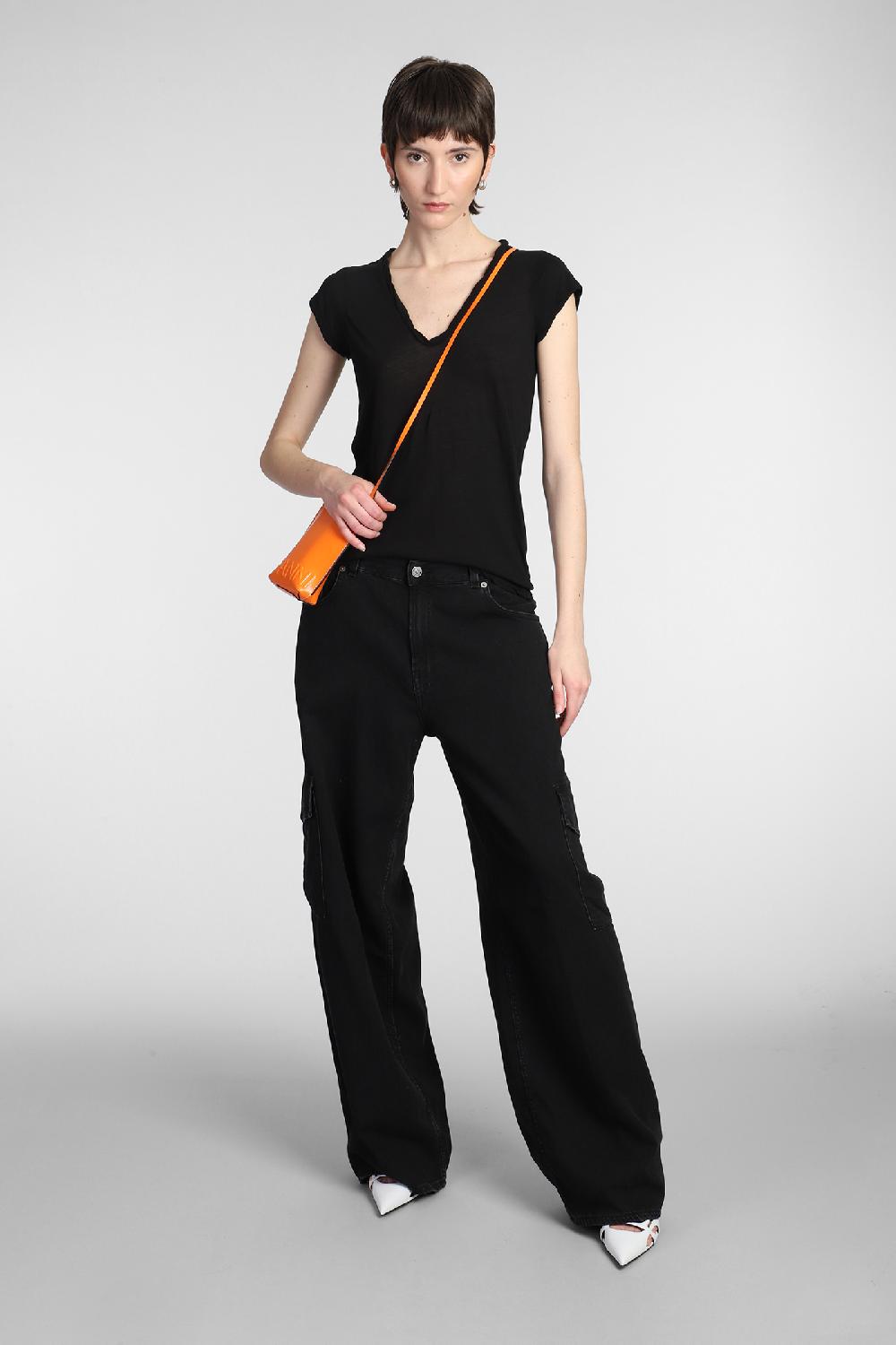 Deliberti James Perse T-shirt In Cotone Nero Cod. 377147 - Deliberti The Luxury Shopping