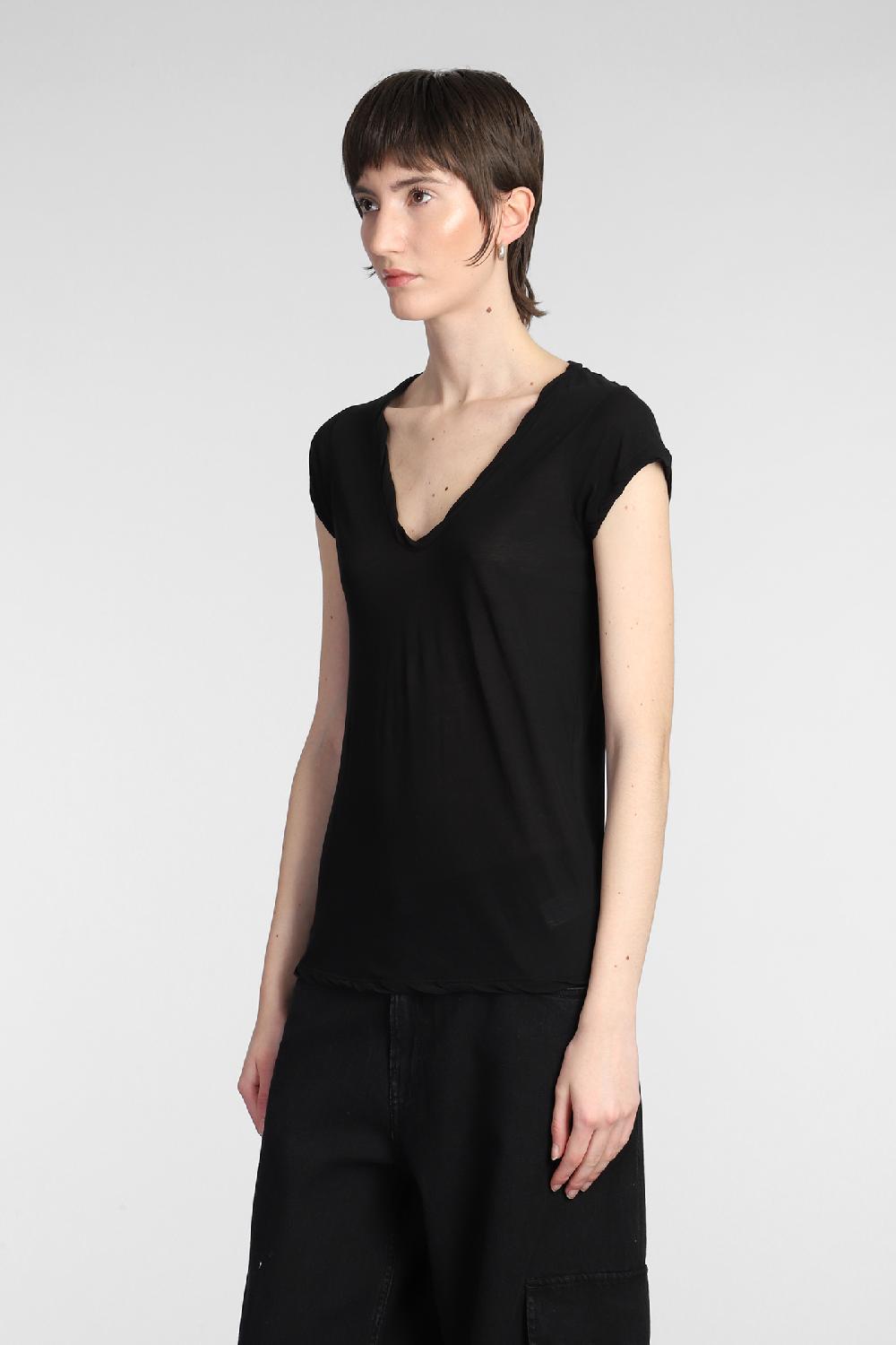 Deliberti James Perse T-shirt In Cotone Nero Cod. 377147 - Deliberti The Luxury Shopping