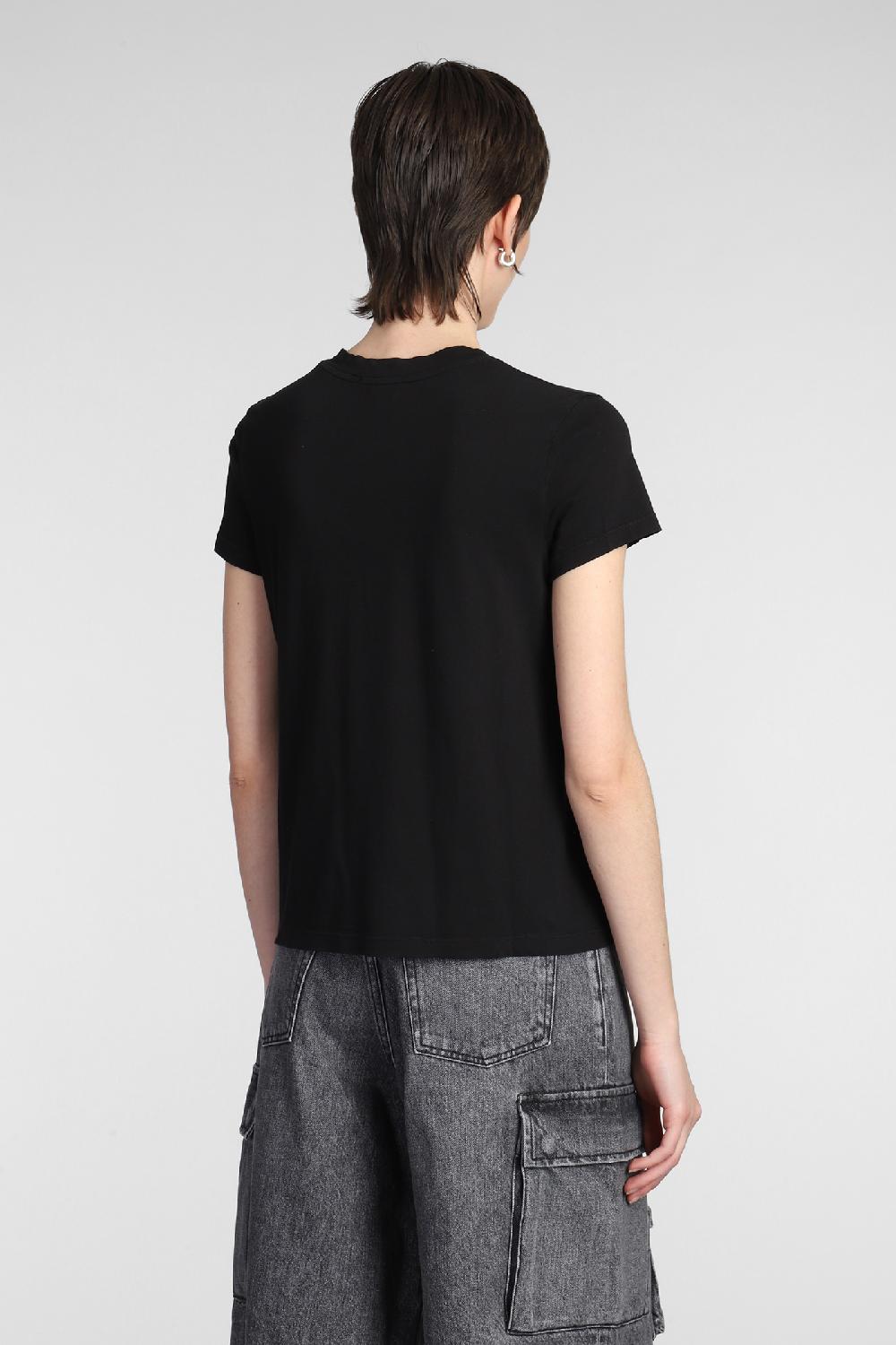 Deliberti James Perse T-shirt In Cotone Nero Cod. 377149 - Deliberti The Luxury Shopping