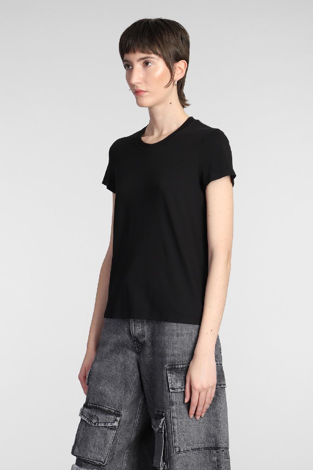 Deliberti James Perse T-shirt In Cotone Nero Cod. 377149 - Deliberti The Luxury Shopping