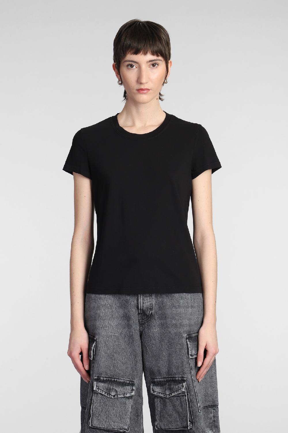 Deliberti James Perse T-shirt in cotone nero cod. 377149 - Deliberti The Luxury Shopping