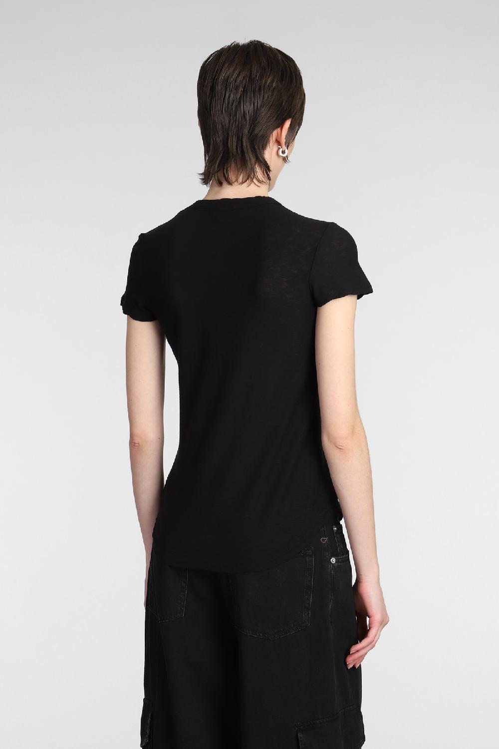Deliberti James Perse T-shirt In Cotone Nero Cod. 377154 - Deliberti The Luxury Shopping