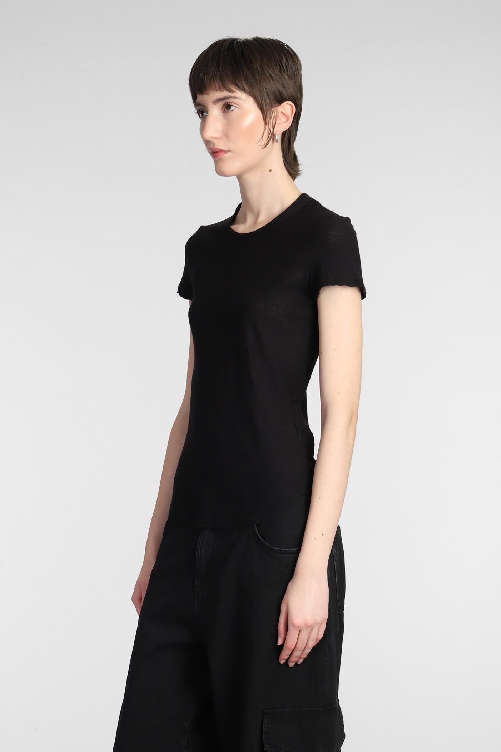 Deliberti James Perse T-shirt In Cotone Nero Cod. 377154 - Deliberti The Luxury Shopping
