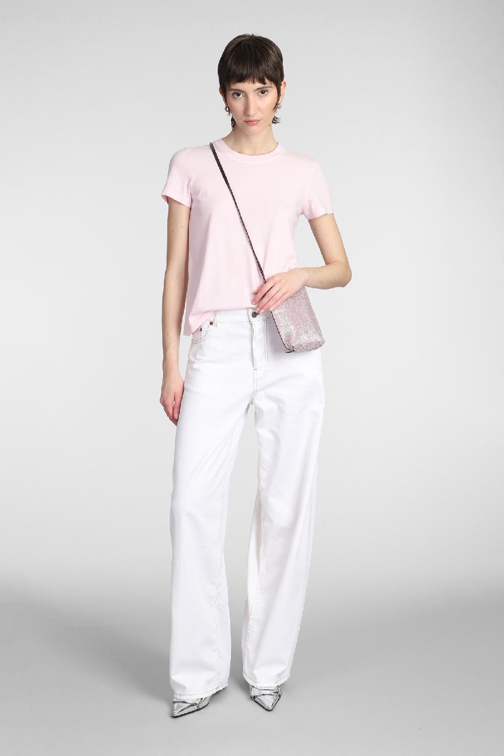 Deliberti James Perse T-shirt In Cotone Rosa Cod. 377156 - Deliberti The Luxury Shopping