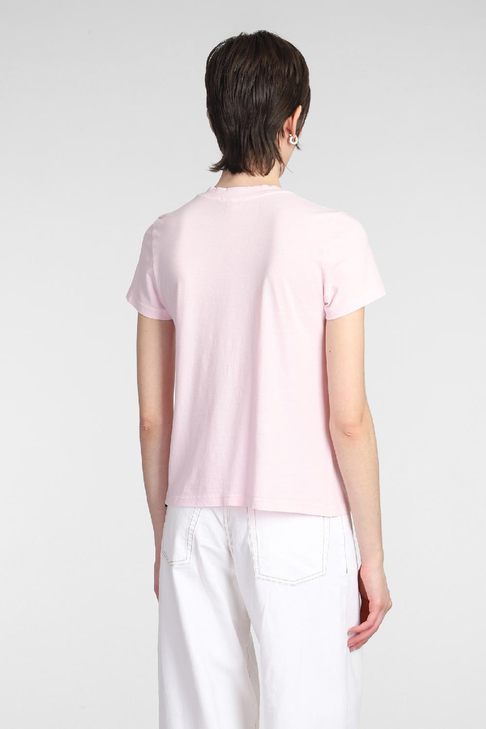 Deliberti James Perse T-shirt In Cotone Rosa Cod. 377156 - Deliberti The Luxury Shopping