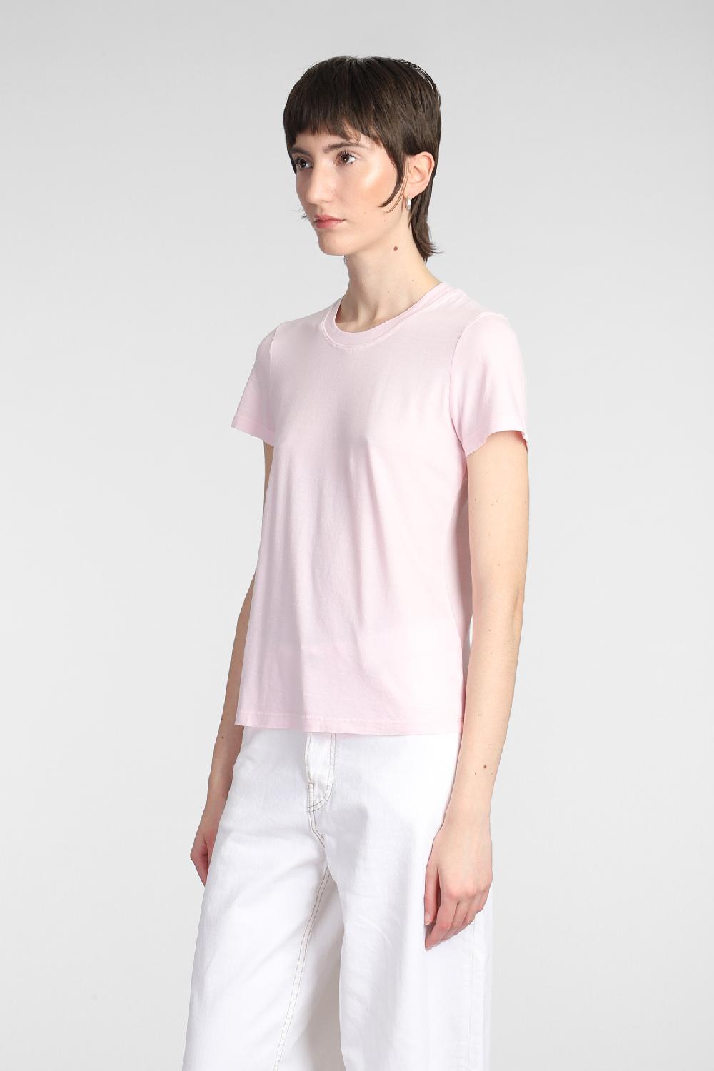 Deliberti James Perse T-shirt In Cotone Rosa Cod. 377156 - Deliberti The Luxury Shopping