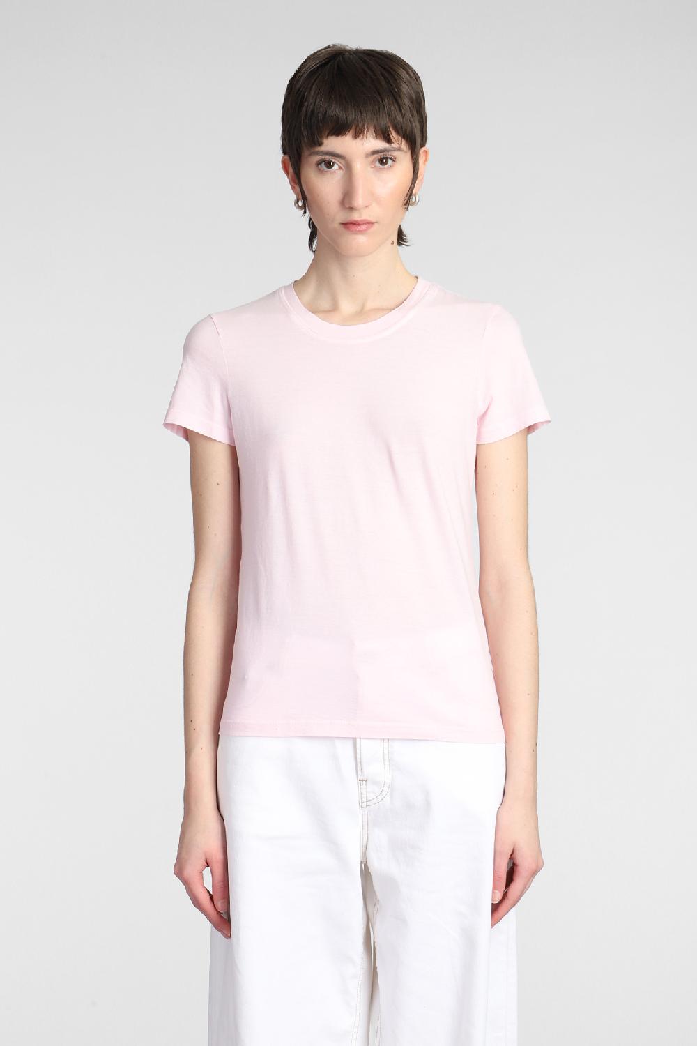 Deliberti James Perse T-shirt in cotone rosa cod. 377156 - Deliberti The Luxury Shopping