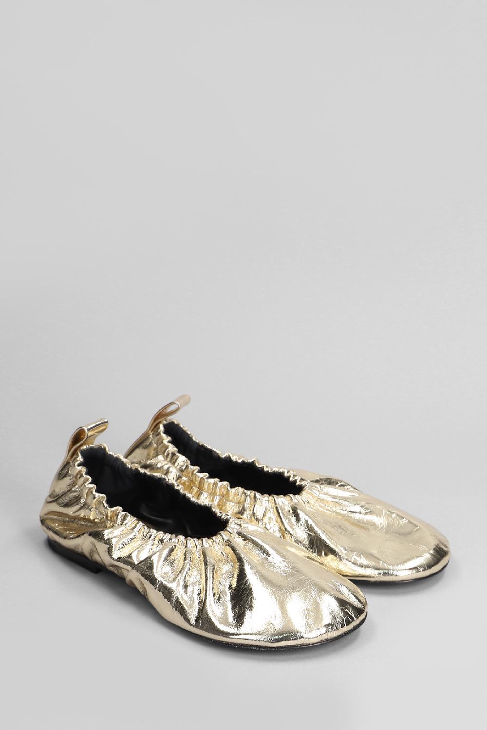 Deliberti Jil Sander Ballerine In Pelle Platino Cod. 405862 - Deliberti The Luxury Shopping