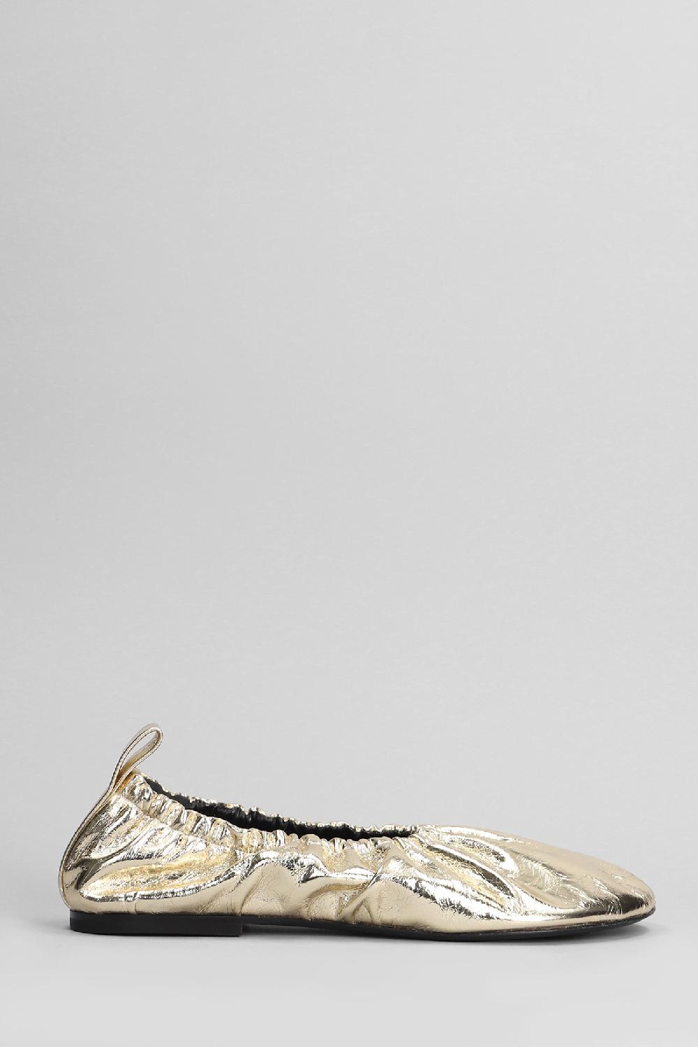 Deliberti Jil Sander Ballerine in pelle platino cod. 405862 - Deliberti The Luxury Shopping