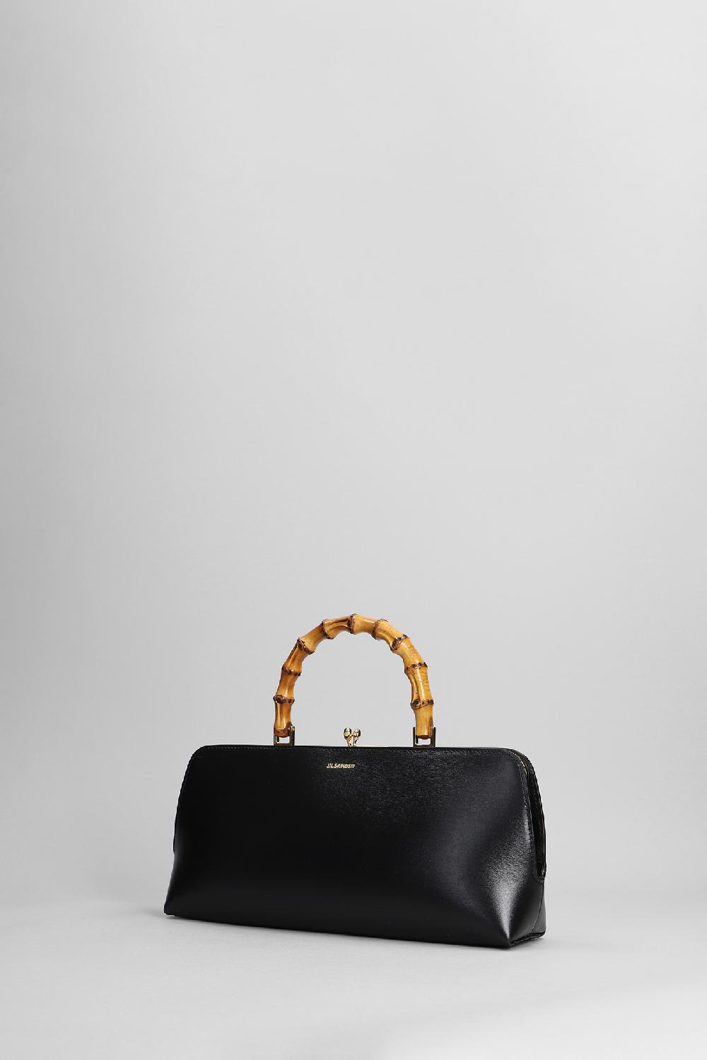 Deliberti Jil Sander Borsa A Mano In Pelle Nera Cod. 372370 - Deliberti The Luxury Shopping