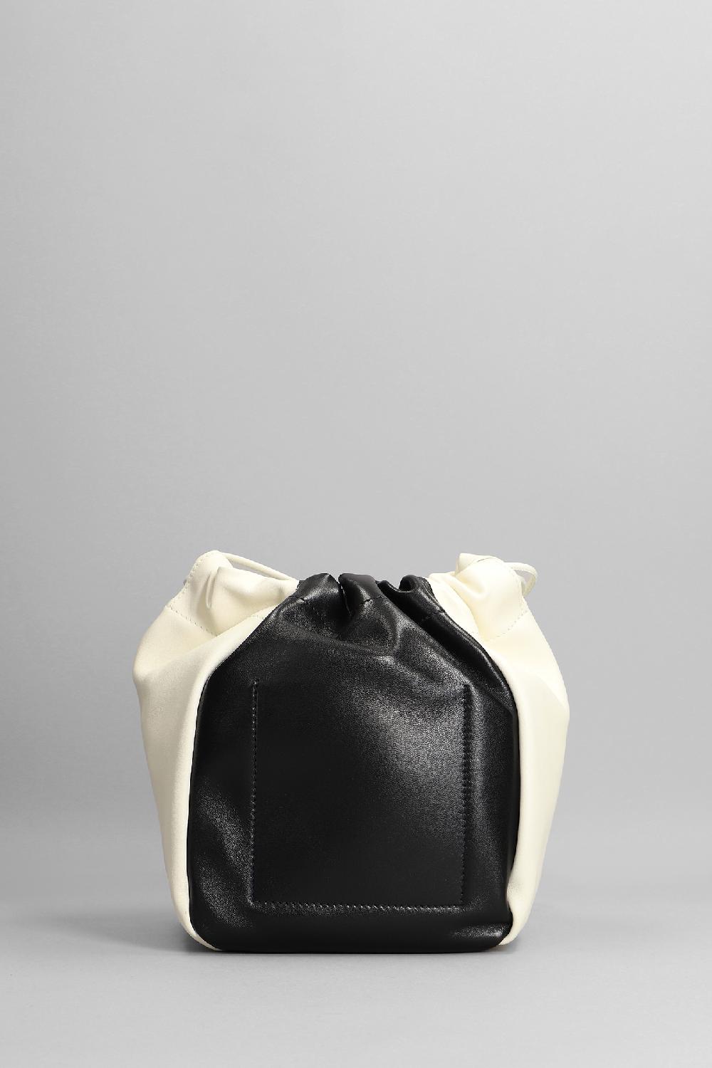 Deliberti Jil Sander Borsa A Spalla Dumpling Bicolor In Pelle Nera Cod. 353975 - Deliberti The Luxury Shopping