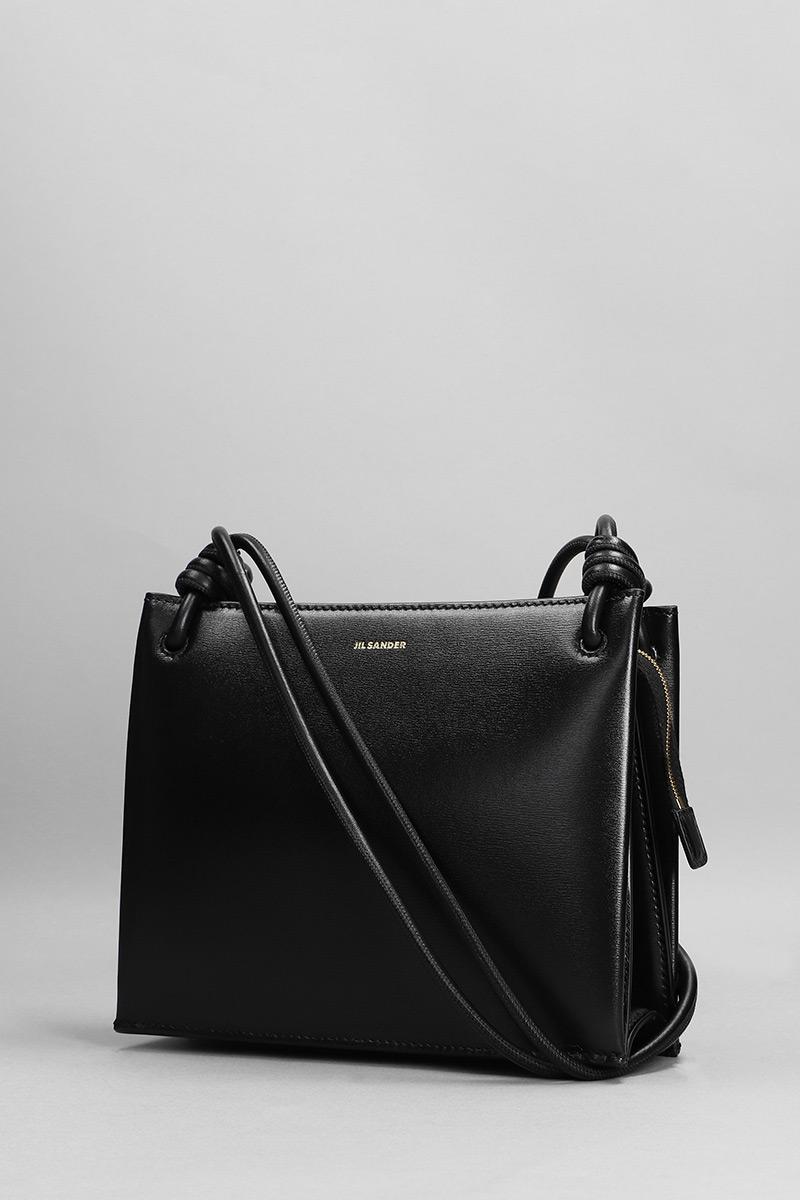 Deliberti Jil Sander Borsa A Spalla Giro Sm In Pelle Nera Cod. 354101 - Deliberti The Luxury Shopping