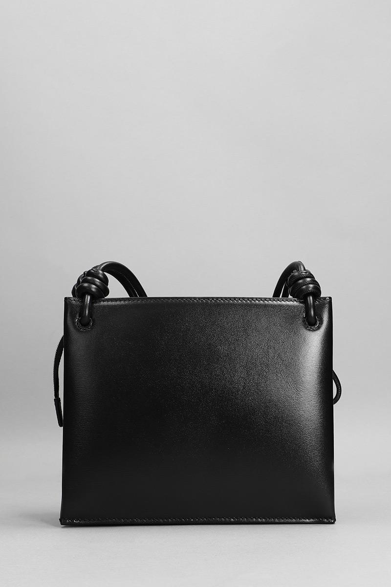 Deliberti Jil Sander Borsa A Spalla Giro Sm In Pelle Nera Cod. 354101 - Deliberti The Luxury Shopping