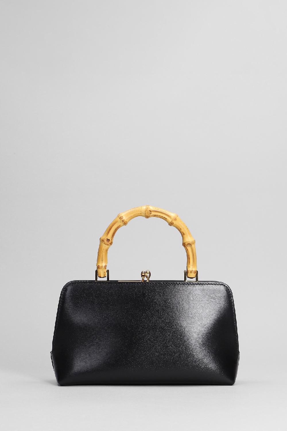 Deliberti Jil Sander Borsa A Spalla Gojii Bambo In Pelle Nera Cod. 372371 - Deliberti The Luxury Shopping