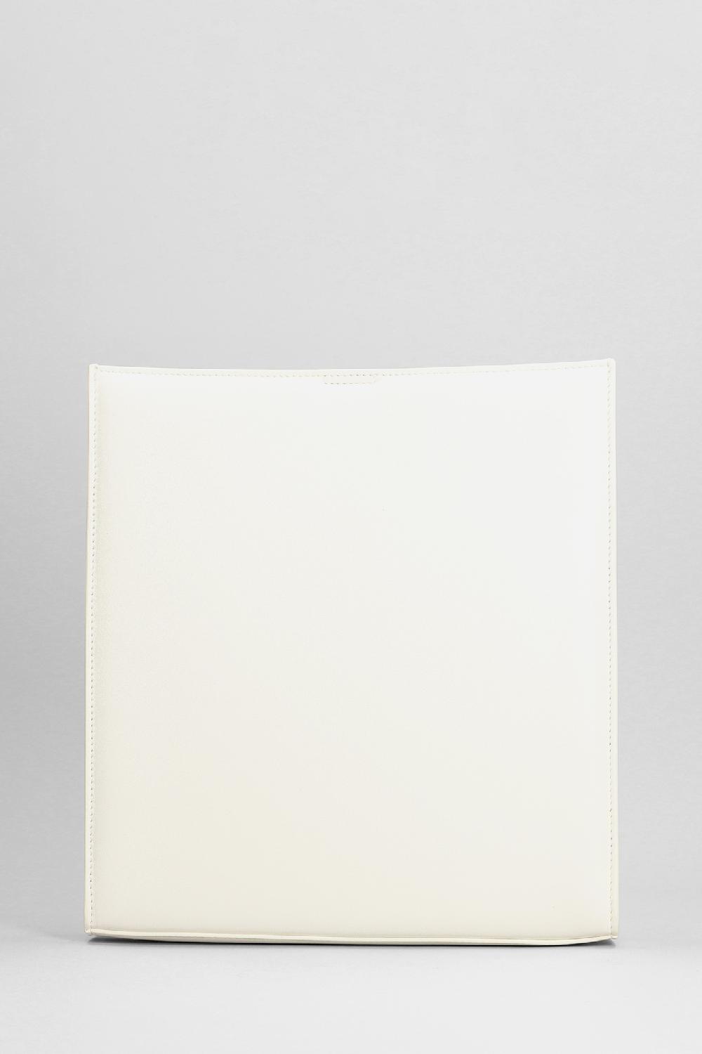 Deliberti Jil Sander Borsa A Spalla In Pelle Bianca Cod. 382505 - Deliberti The Luxury Shopping