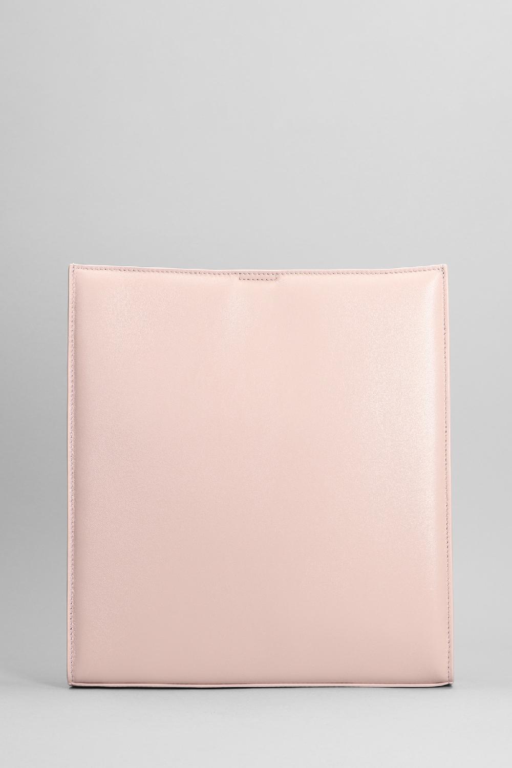 Deliberti Jil Sander Borsa A Spalla In Pelle Rosa Cod. 382507 - Deliberti The Luxury Shopping