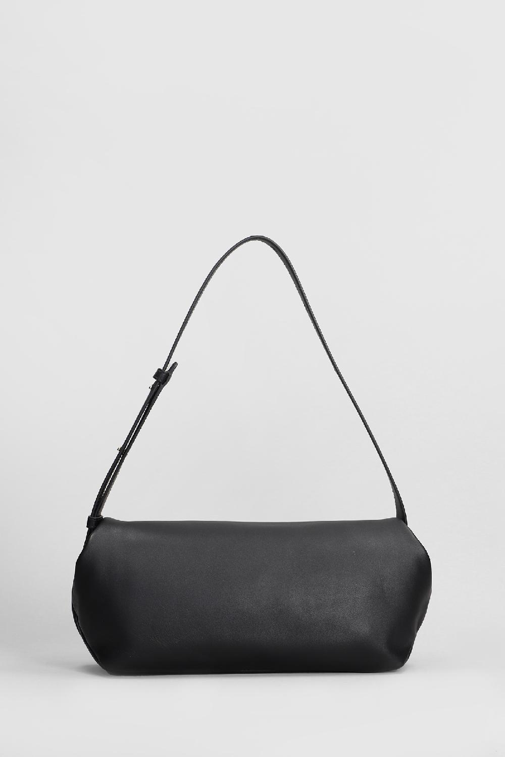 Deliberti Jil Sander Borsa A Spalla Rollup In Pelle Nera Cod. 407916 - Deliberti The Luxury Shopping