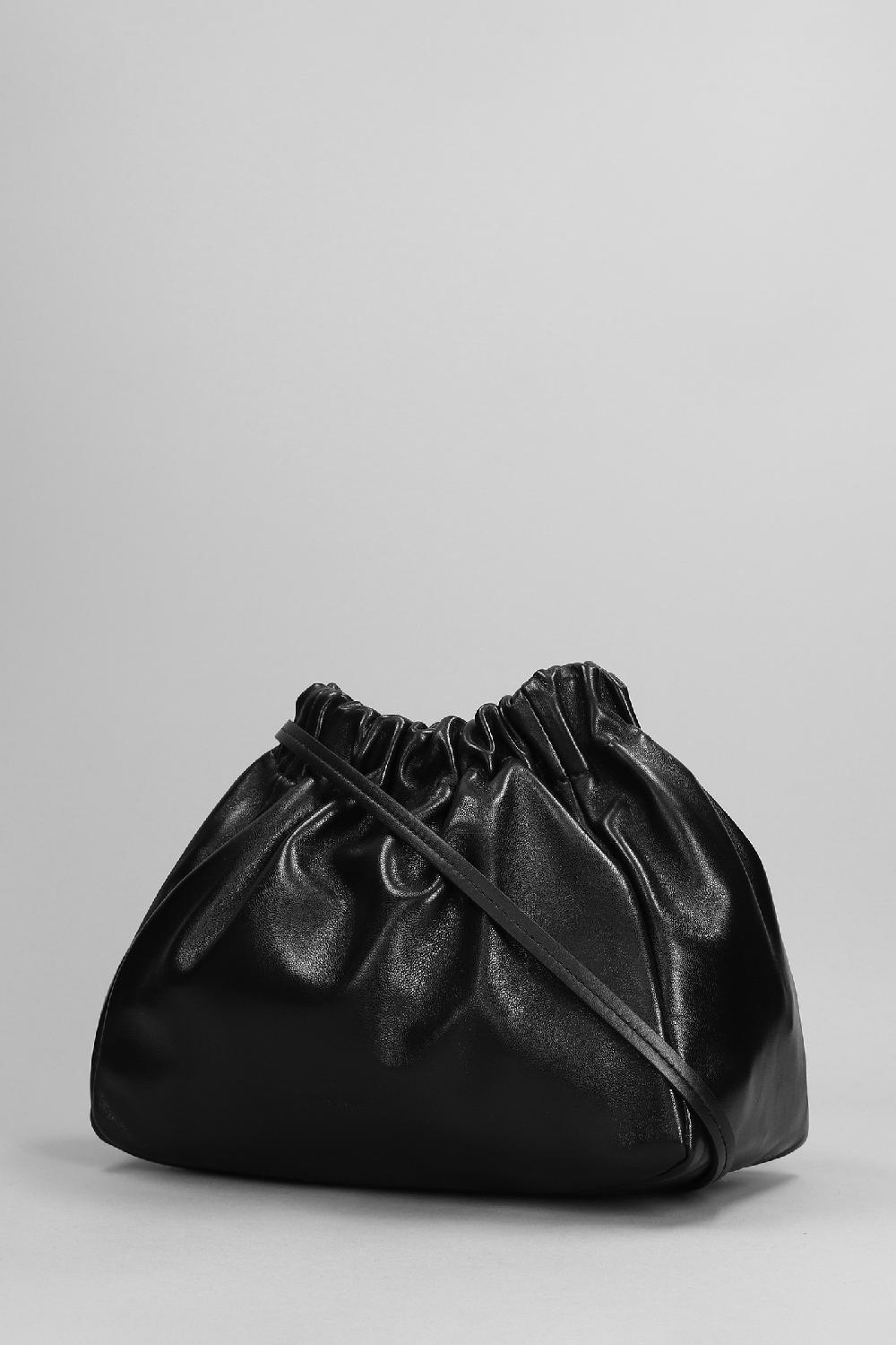 Deliberti Jil Sander Borsa A Spalla Scruch Sm In Pelle Nera Cod. 374665 - Deliberti The Luxury Shopping