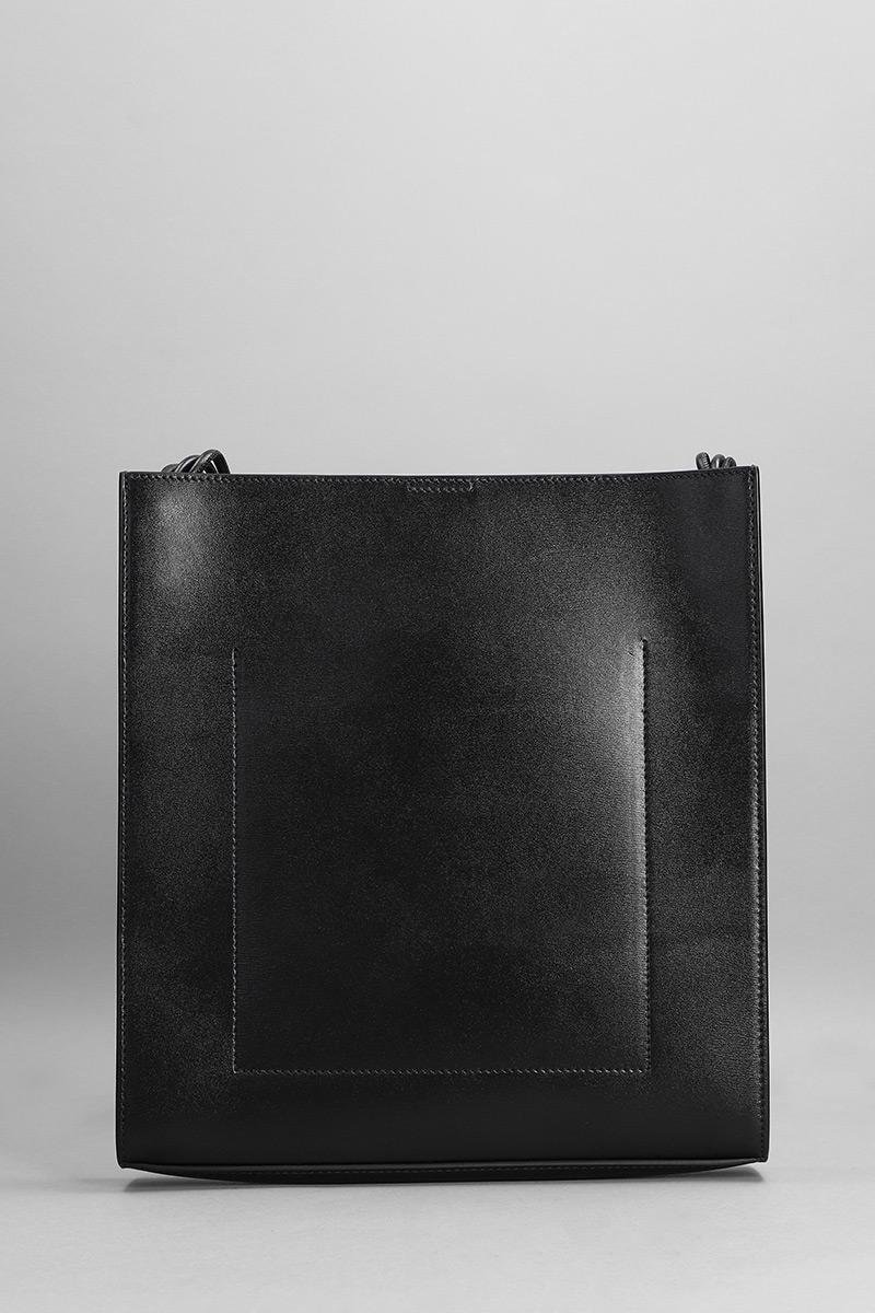 Deliberti Jil Sander Borsa A Spalla Tangle In Pelle Nera Cod. 354111 - Deliberti The Luxury Shopping