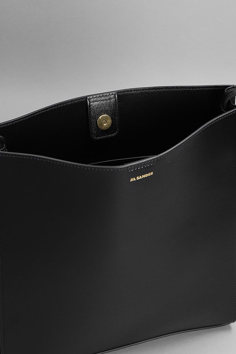 Deliberti Jil Sander Borsa A Spalla Tangle In Pelle Nera Cod. 354111 - Deliberti The Luxury Shopping