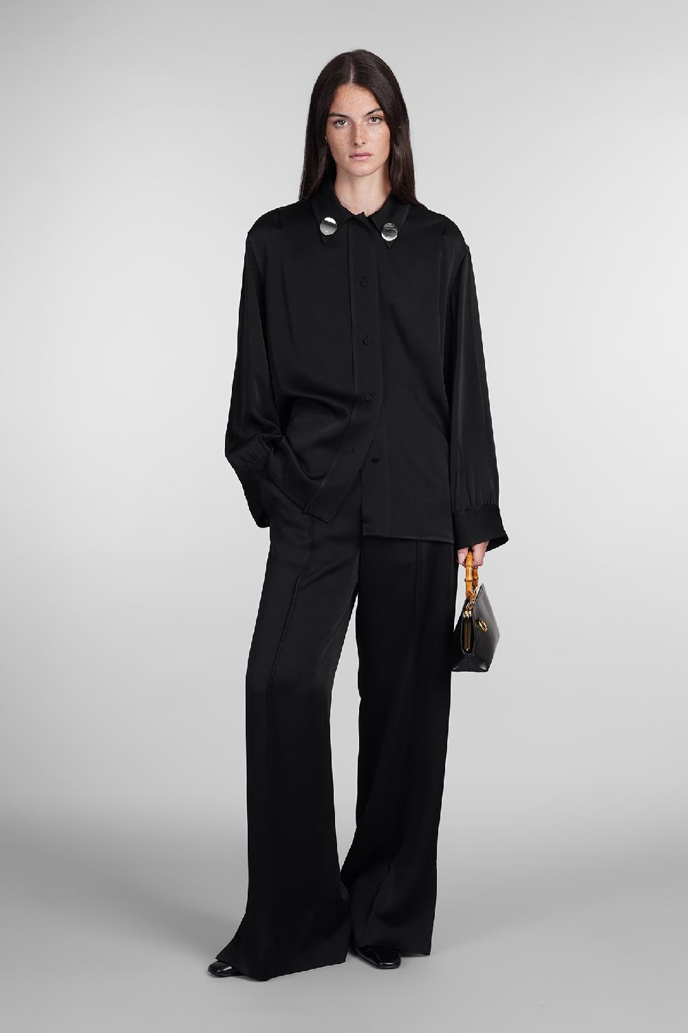 Deliberti Jil Sander Camicia In Acetato Nero Cod. 404786 - Deliberti The Luxury Shopping