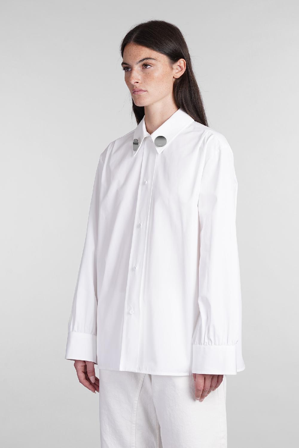 Deliberti Jil Sander Camicia In Cotone Bianco Cod. 404766 - Deliberti The Luxury Shopping
