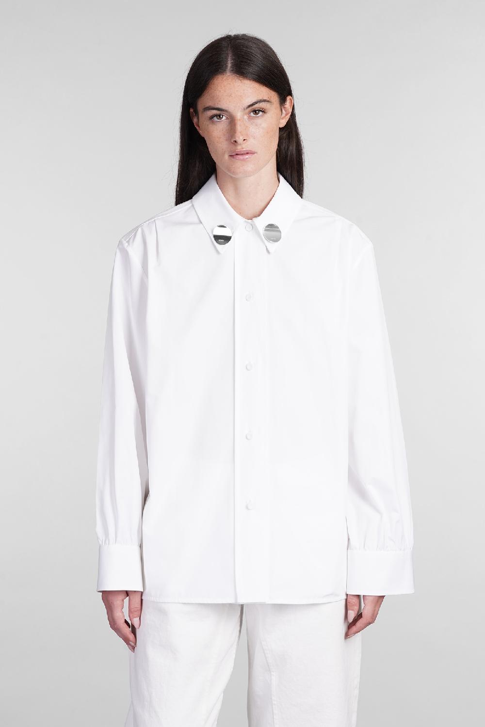 Deliberti Jil Sander Camicia in cotone bianco cod. 404766 - Deliberti The Luxury Shopping
