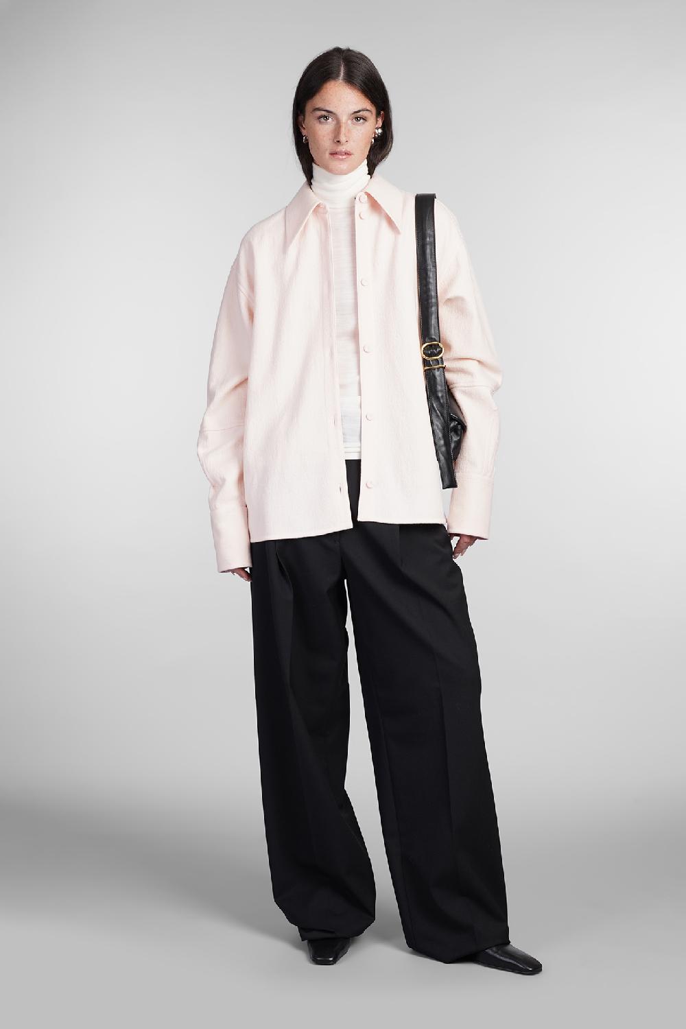 Deliberti Jil Sander Camicia In Viscosa Rosa Cod. 404785 - Deliberti The Luxury Shopping