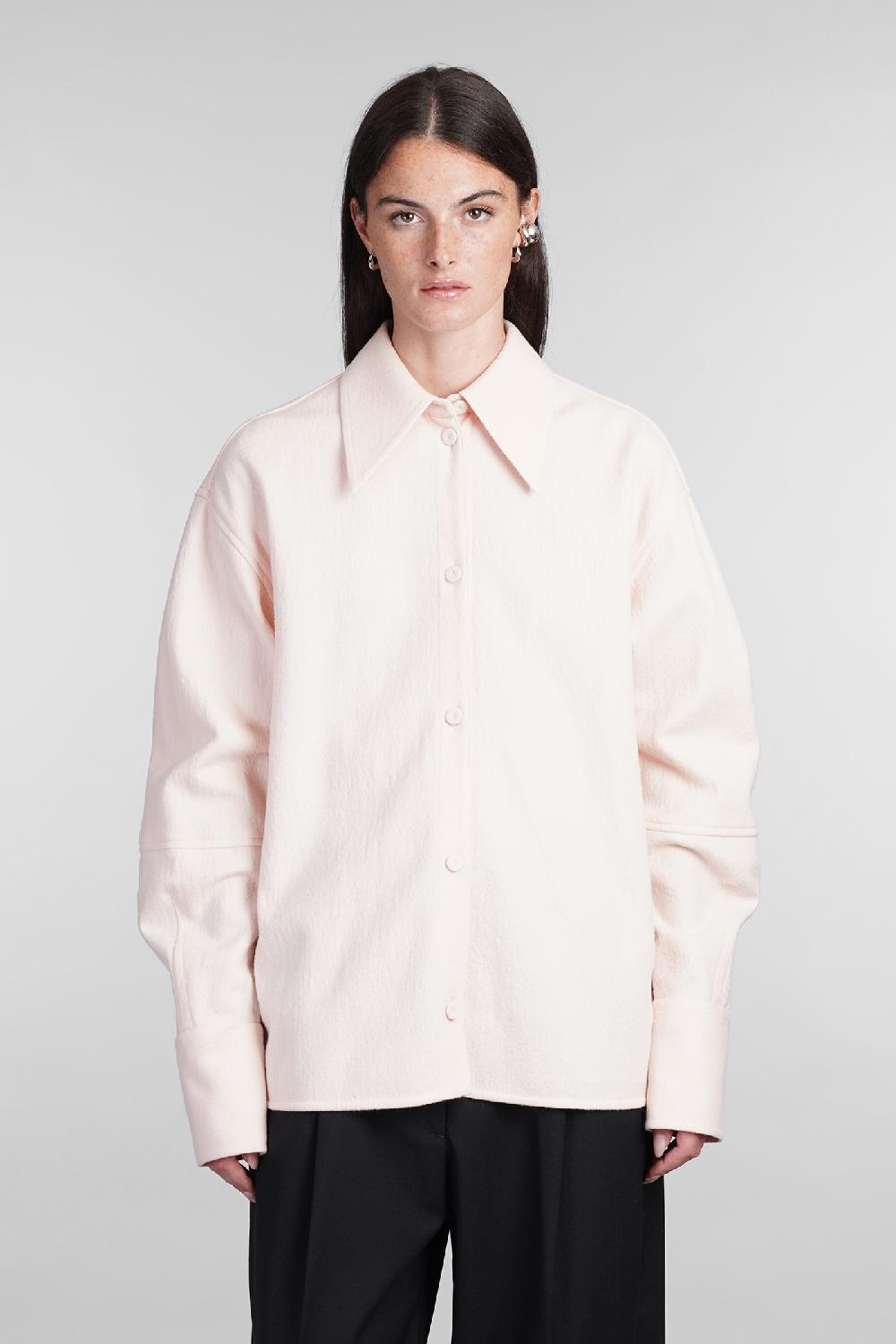 Deliberti Jil Sander Camicia in viscosa rosa cod. 404785 - Deliberti The Luxury Shopping