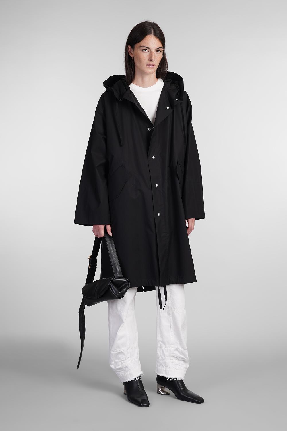 Deliberti Jil Sander Cappotto In Cotone Nero Cod. 404770 - Deliberti The Luxury Shopping