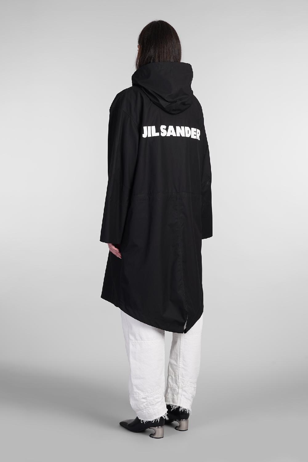 Deliberti Jil Sander Cappotto In Cotone Nero Cod. 404770 - Deliberti The Luxury Shopping