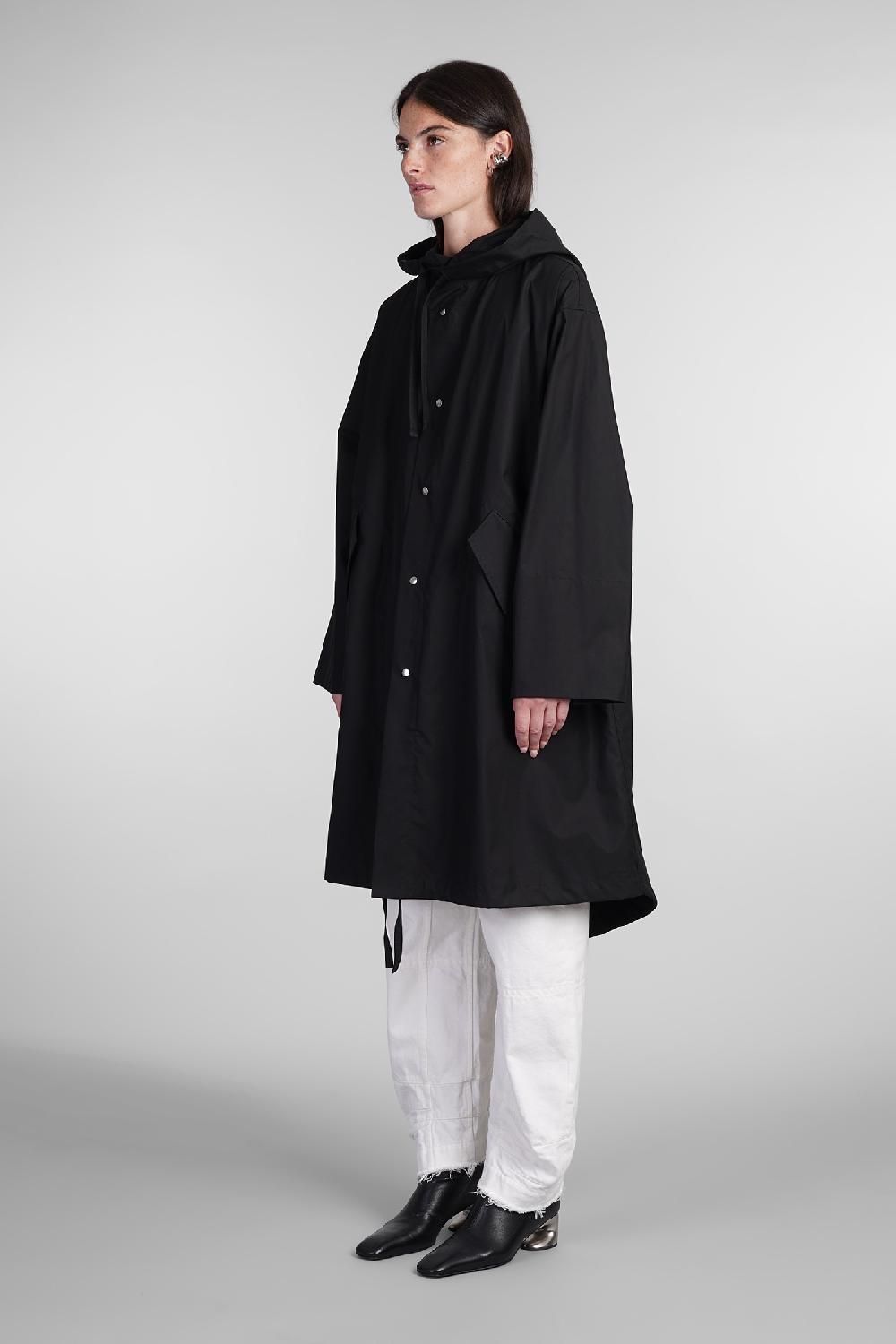 Deliberti Jil Sander Cappotto In Cotone Nero Cod. 404770 - Deliberti The Luxury Shopping
