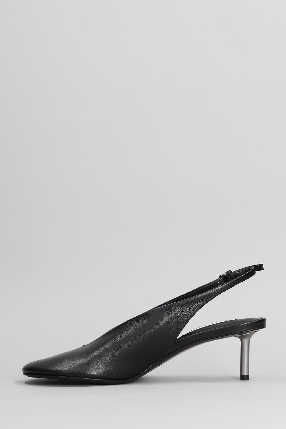 Deliberti Jil Sander Decollete Pumps 65 In Pelle Nera Cod. 410029 - Deliberti The Luxury Shopping