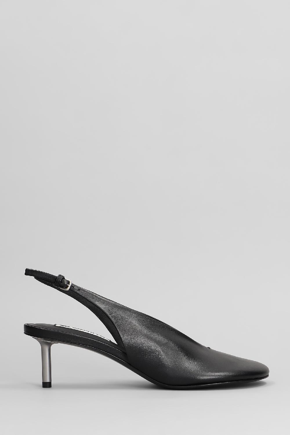 Deliberti Jil Sander Decollete pumps 65 in pelle nera cod. 410029 - Deliberti The Luxury Shopping