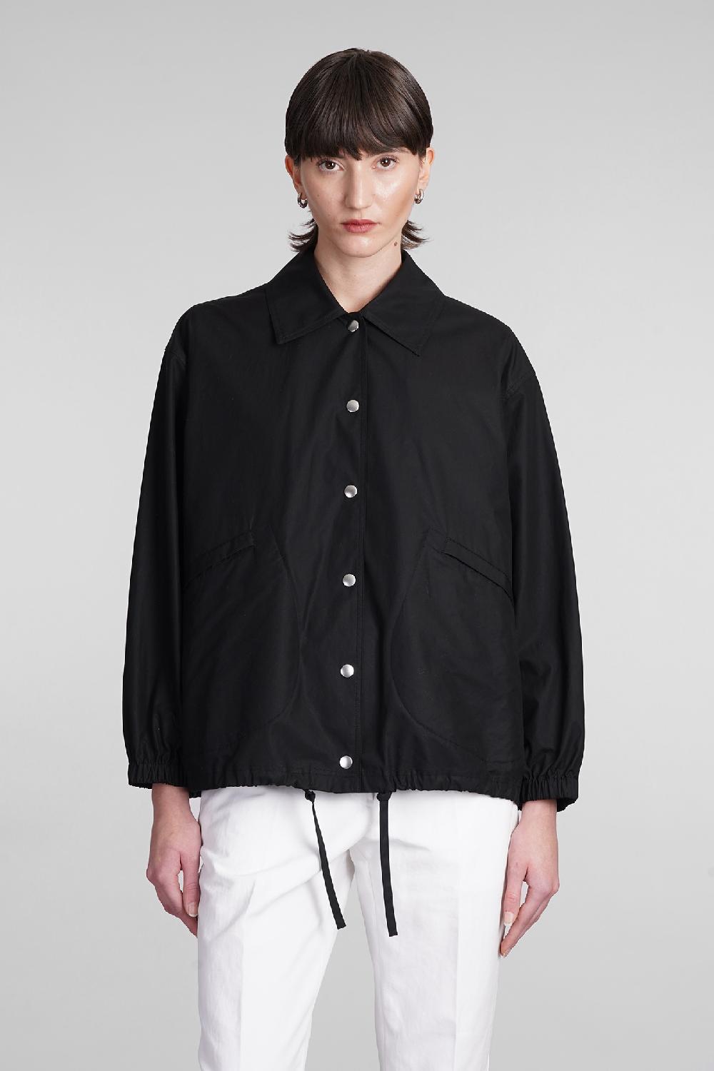 Deliberti Jil Sander Giacca casual in cotone nero cod. 375553 - Deliberti The Luxury Shopping