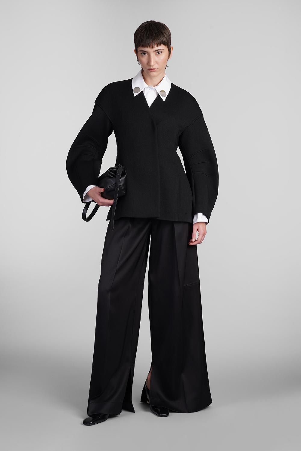 Deliberti Jil Sander Giacca Casual In Lana Nera Cod. 409651 - Deliberti The Luxury Shopping