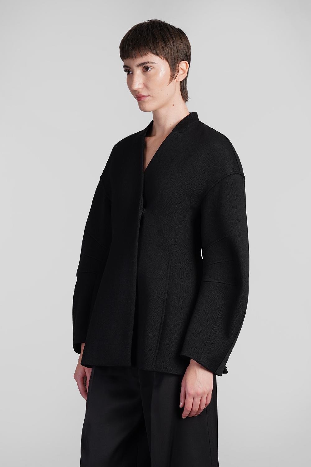 Deliberti Jil Sander Giacca Casual In Lana Nera Cod. 409651 - Deliberti The Luxury Shopping