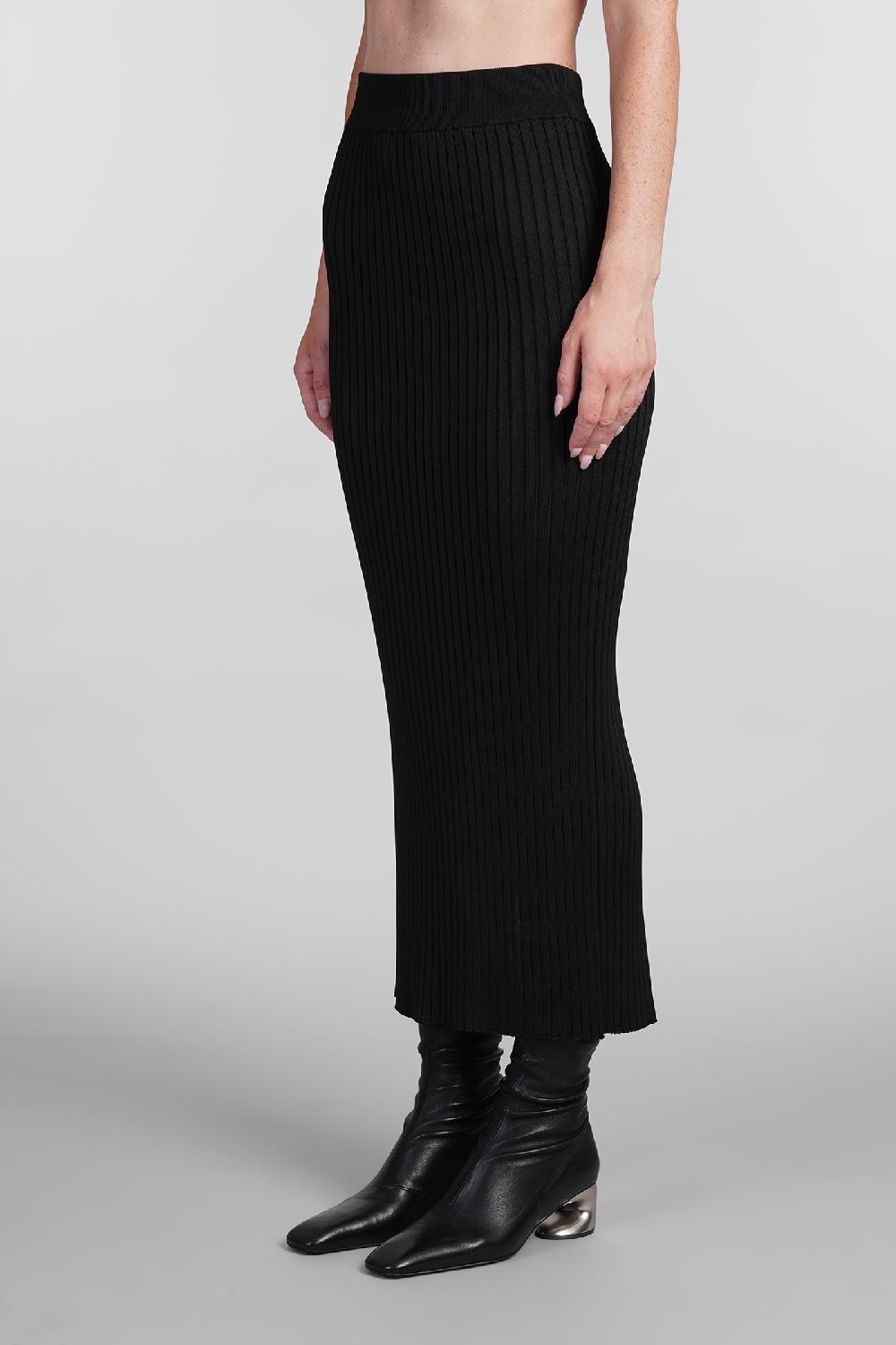 Deliberti Jil Sander Gonna In Viscosa Nera Cod. 404783 - Deliberti The Luxury Shopping