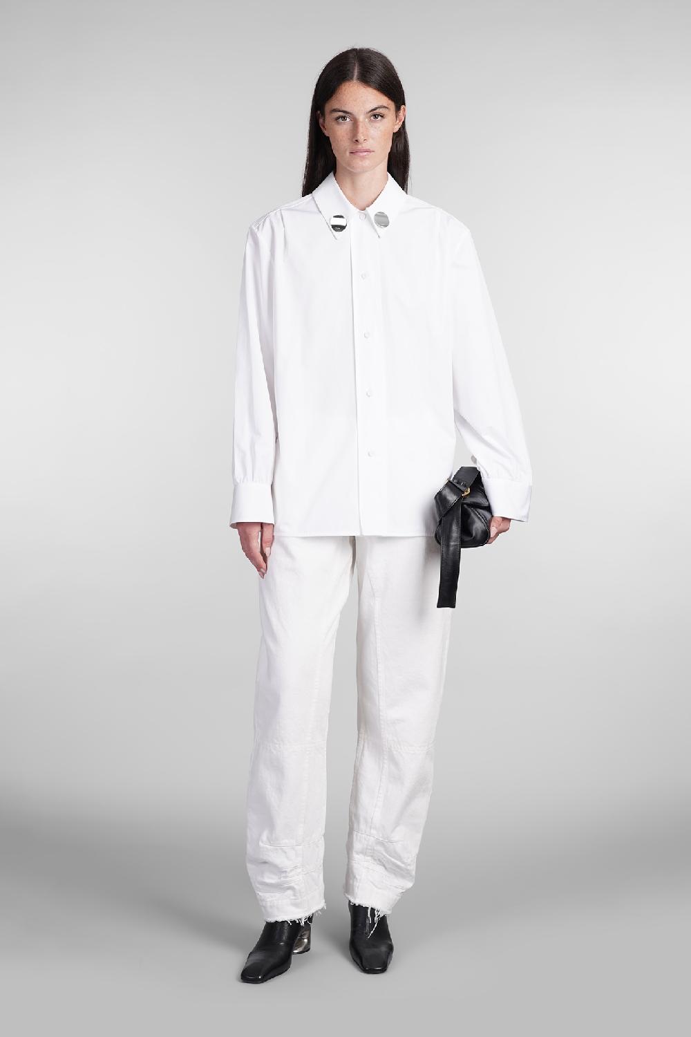 Deliberti Jil Sander Jeans In Cotone Bianco Cod. 404773 - Deliberti The Luxury Shopping