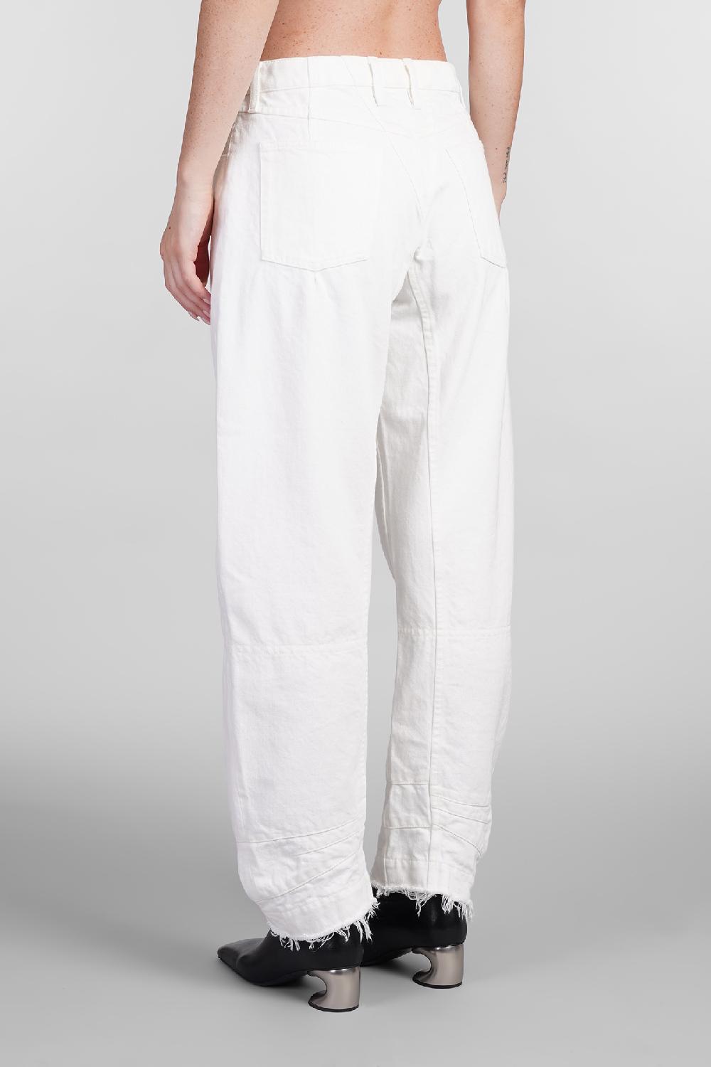 Deliberti Jil Sander Jeans In Cotone Bianco Cod. 404773 - Deliberti The Luxury Shopping