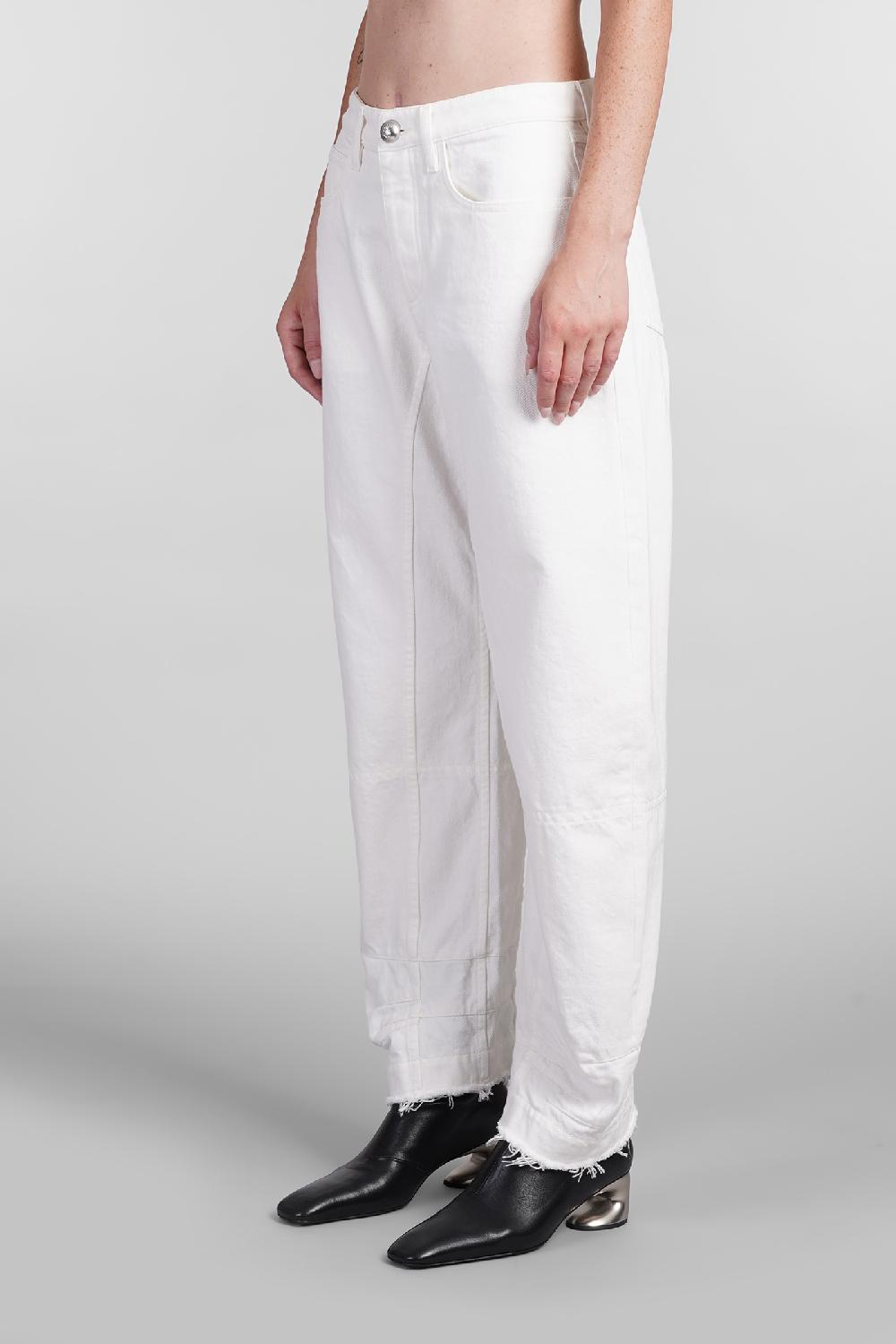 Deliberti Jil Sander Jeans In Cotone Bianco Cod. 404773 - Deliberti The Luxury Shopping