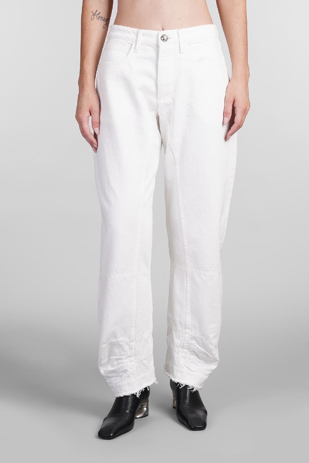 Deliberti Jil Sander Jeans in cotone bianco cod. 404773 - Deliberti The Luxury Shopping