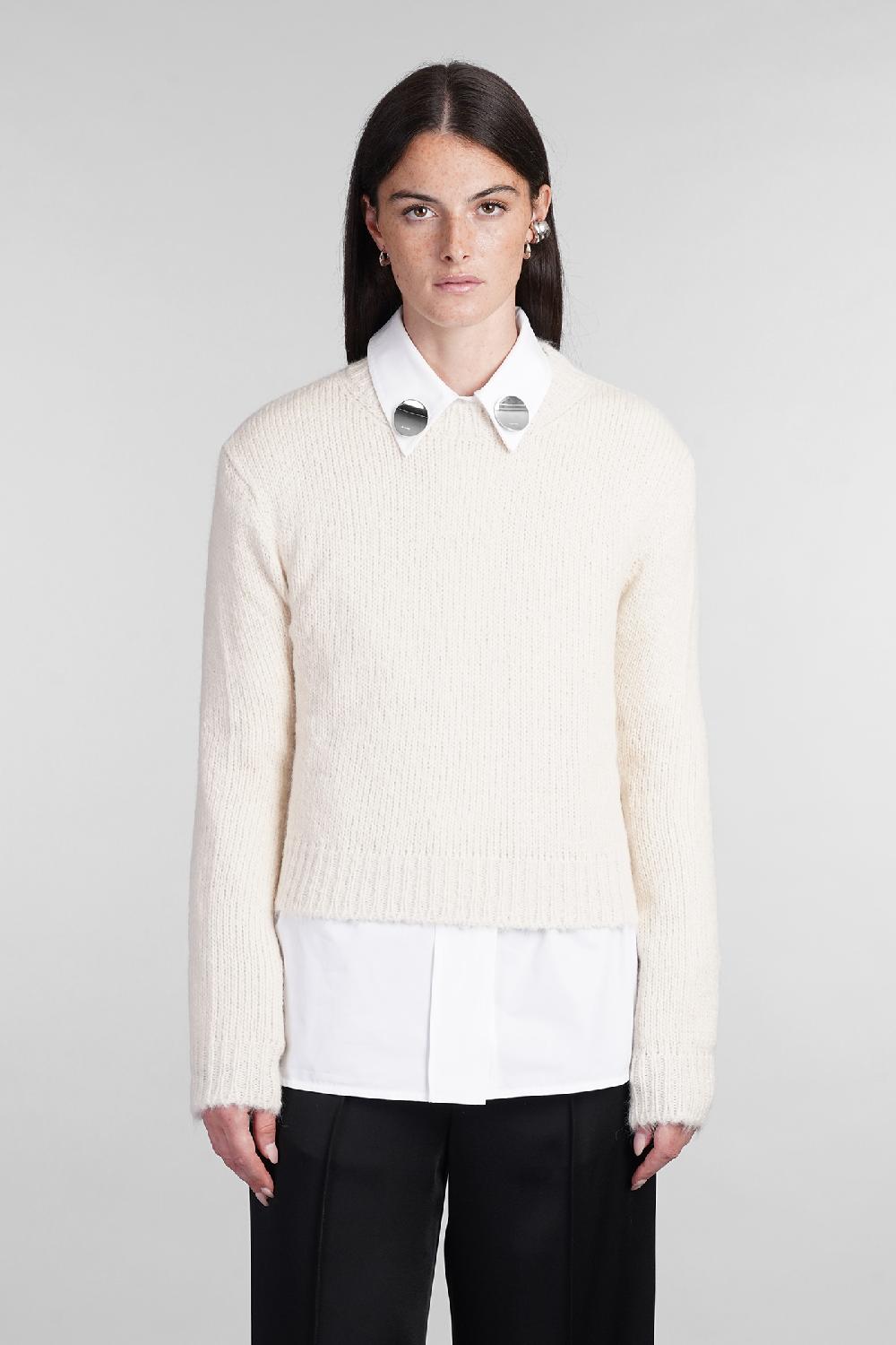 Deliberti Jil Sander Maglia in lana beige cod. 404782 - Deliberti The Luxury Shopping