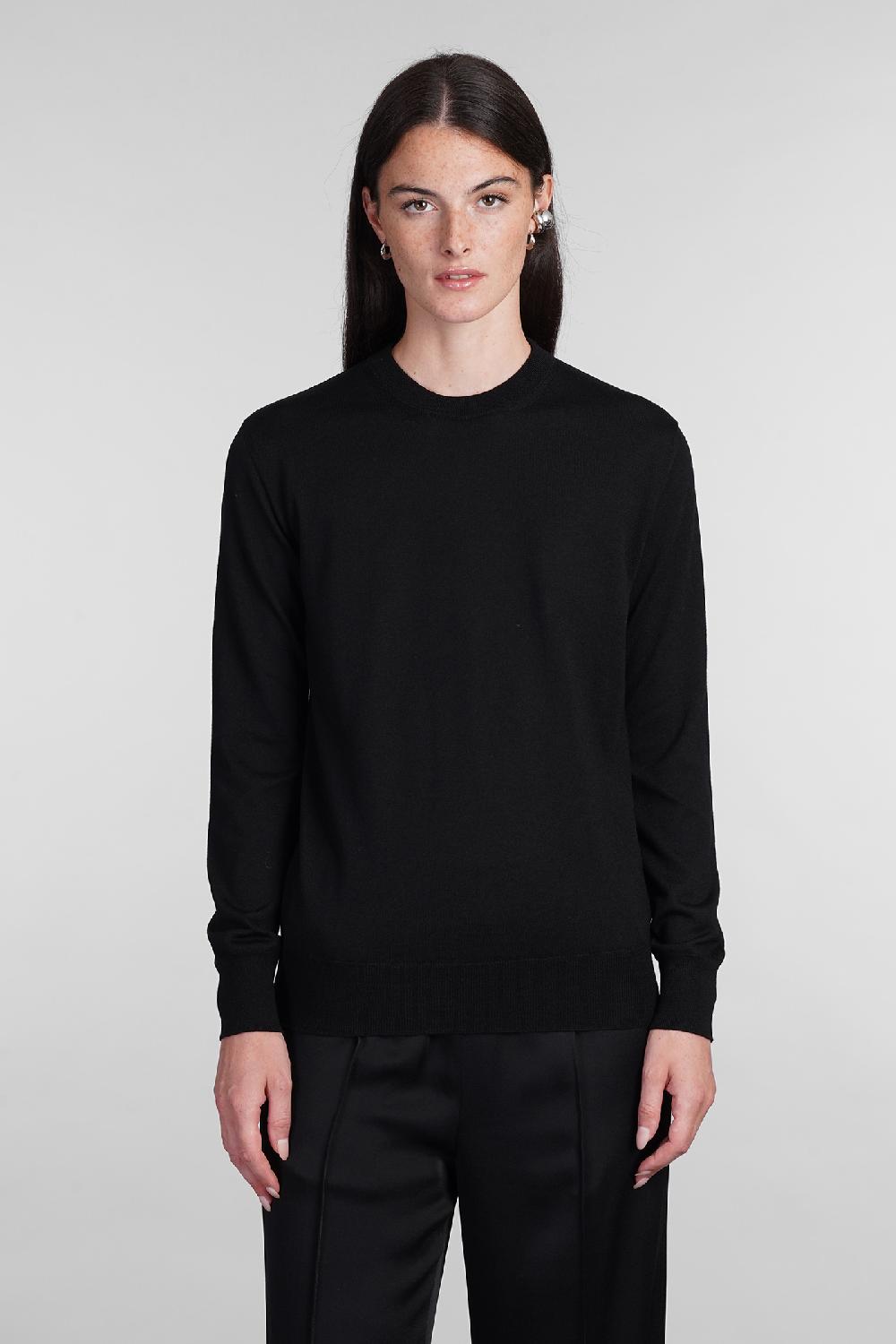 Deliberti Jil Sander Maglia in lana nera cod. 404771 - Deliberti The Luxury Shopping