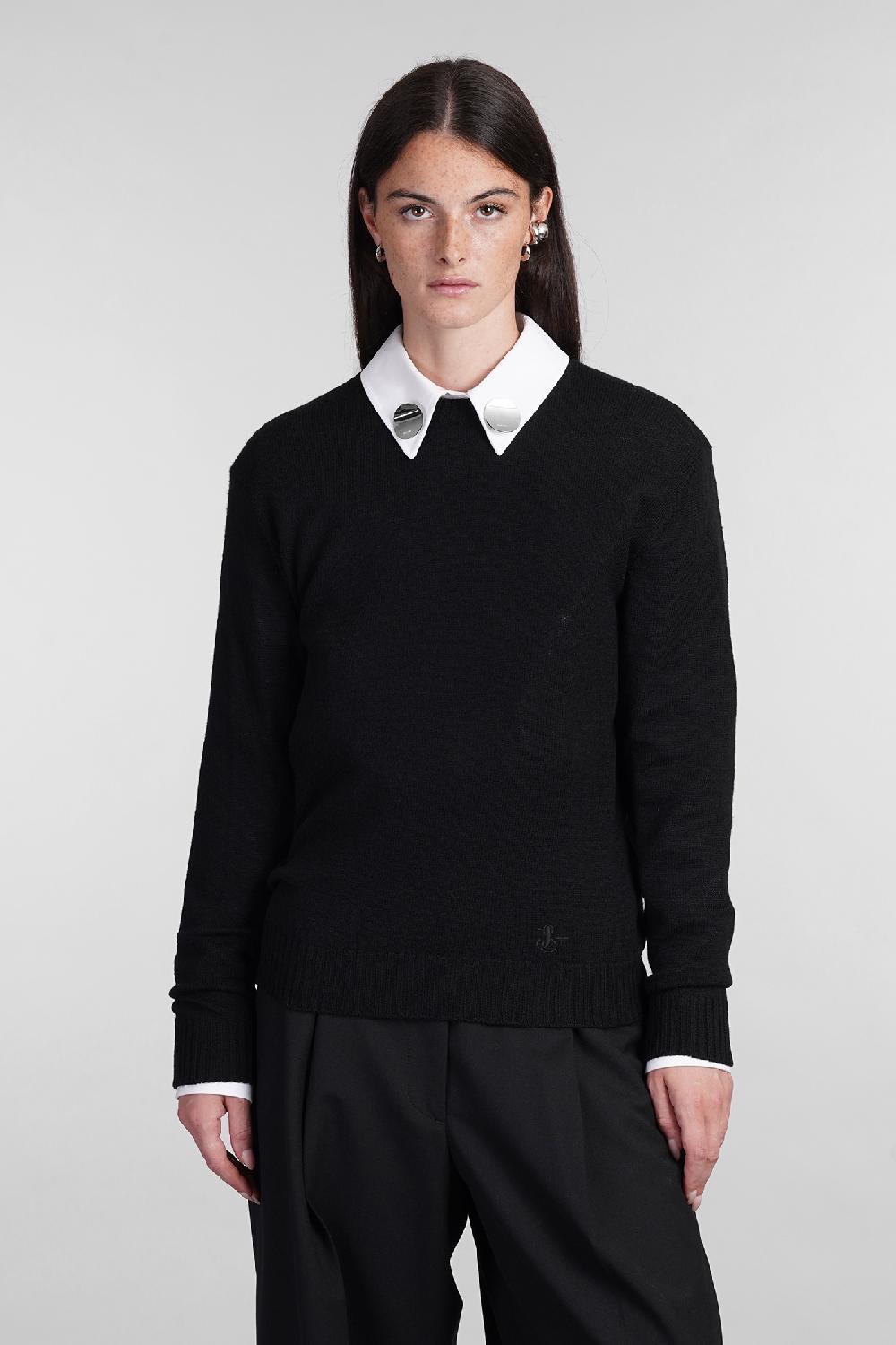 Deliberti Jil Sander Maglia in lana nera cod. 404797 - Deliberti The Luxury Shopping