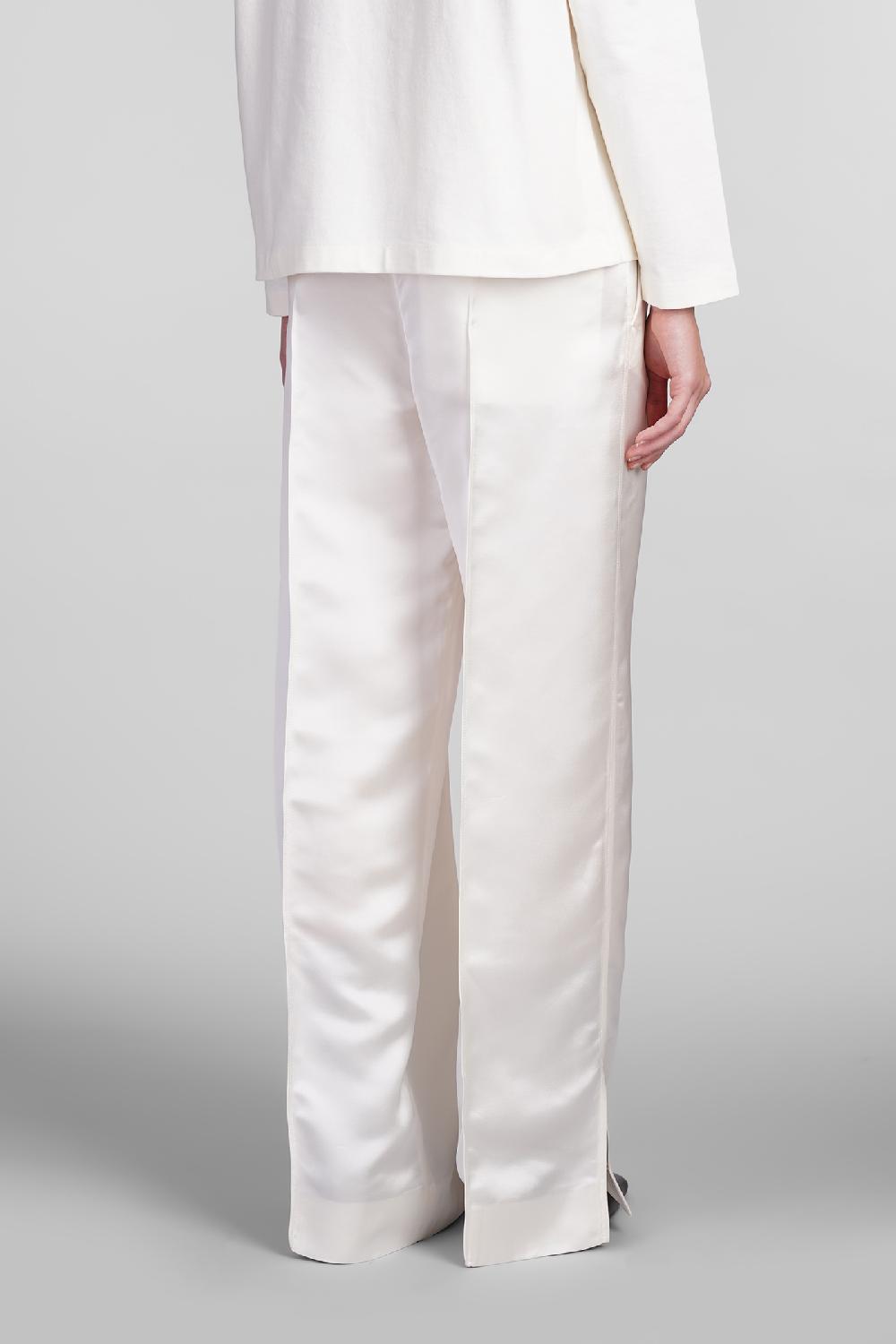 Deliberti Jil Sander Pantalone In Cupro Bianco Cod. 406758 - Deliberti The Luxury Shopping