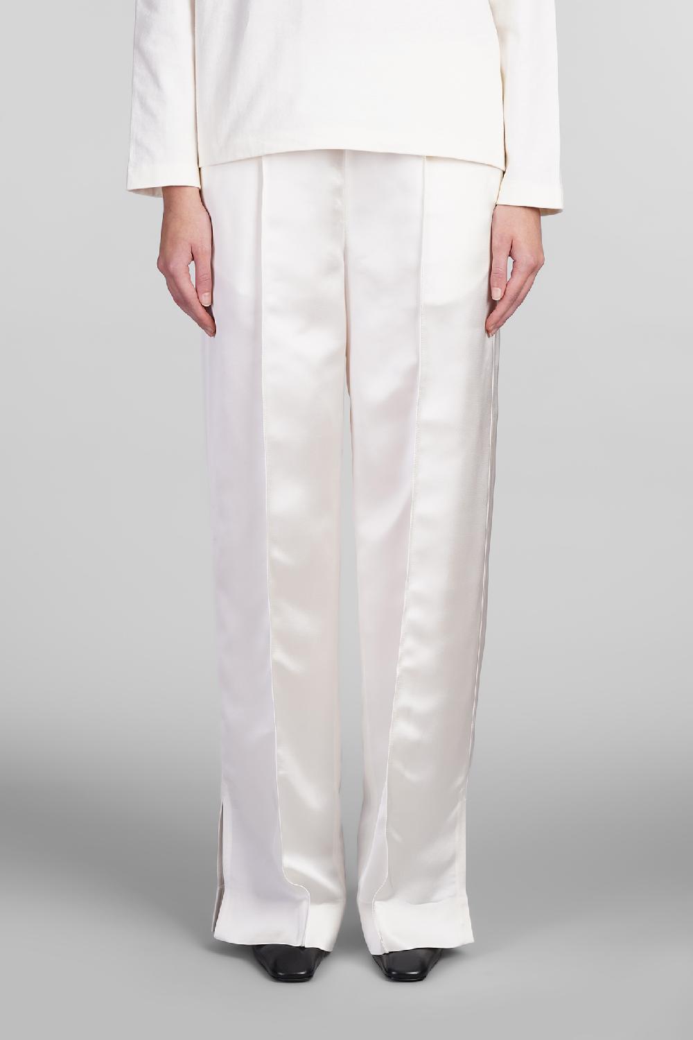 Deliberti Jil Sander Pantalone in cupro bianco cod. 406758 - Deliberti The Luxury Shopping