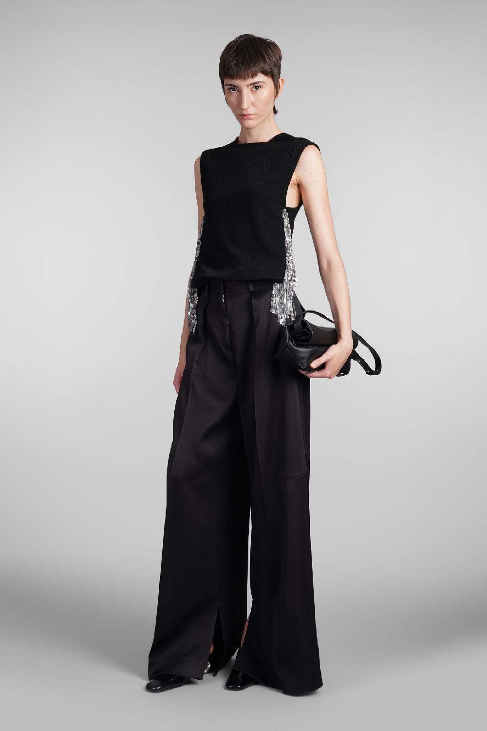 Deliberti Jil Sander Pantalone In Seta Nera Cod. 409386 - Deliberti The Luxury Shopping